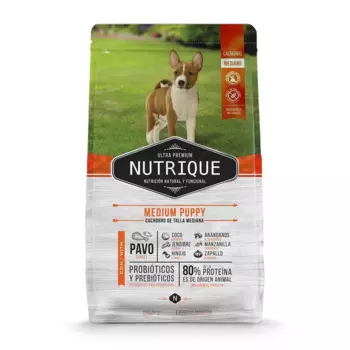 Vitalcan Nutrique Dog Puppy сухой корм для щенков средних пород, с индейкой - 3 кг супер премиум для щенков с индейкой породы среднего размера мешок Аргентина 1 уп. х 1 шт. х 3 кг