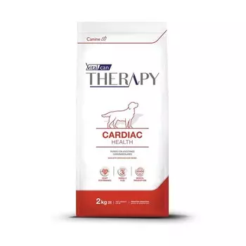 Vitalcan Therapy Canine Cardiac Health сухой корм для собак, при болезнях сердца, с курицей - 2 кг супер премиум для взрослых с курицей для всех пород мешок Аргентина 1 уп. х 1 шт. х 2 кг