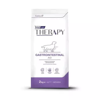 Vitalcan Therapy Canine Gastrointestinal Aid сухой корм для собак, при болезнях ЖКТ, с курицей - 2 кг супер премиум для взрослых с курицей для всех пород мешок Аргентина 1 уп. х 1 шт. х 2 кг