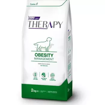 Vitalcan Therapy Canine Obesity Management сухой корм для собак, для снижения веса, с курицей - 2 кг супер премиум для взрослых с курицей для всех пород мешок Аргентина 1 уп. х 1 шт. х 2 кг