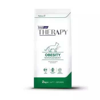 Vitalcan Therapy Feline Obesity Management сухой корм для кошек, для снижения веса, с курицей - 2 кг супер премиум для взрослых с курицей для всех пород мешок Аргентина 1 уп. х 1 шт. х 2 кг