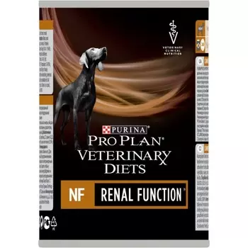 Влажный корм Pro Plan Veterinary Diets NF Renal Function для взрослых собак при патологии почек - 400 г диетические супер премиум для взрослых с печенью для всех пород консервы (в железной банке) Россия 1 уп. х 12 шт. х 4.8 кг