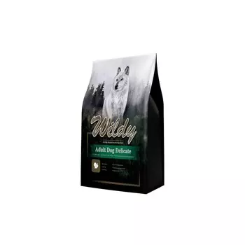 Wildy Adult Dog Delicate сухой корм для собак с чувствительным пищеварением, с индейкой - 15 кг супер премиум для взрослых мешок Россия 1 уп. х 1 шт. х 15 кг