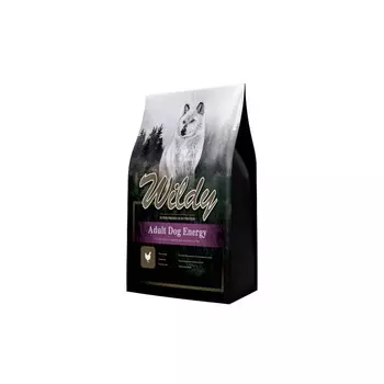 Wildy Adult Dog Energy сухой корм для активных собак, с курицей - 3 кг супер премиум для взрослых с курицей мешок Россия 1 уп. х 1 шт. х 3 кг