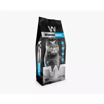 Wonder White Carbon Effect наполнитель для кошек комкующийся c активированным углем без ароматизатора - 15,3 кг домашнее содержание для всех возрастов мешок Турция 1 уп. х 1 шт. х 15.3 кг