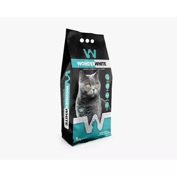 Wonder White Marseille Soap наполнитель для кошек комкующийся c ароматом марсельского мыла - 5 кг домашнее содержание для всех возрастов мешок Турция 1 уп. х 1 шт. х 5 кг