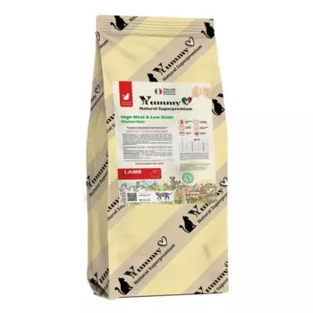 Yummy Linea сухой корм для кошек, с ягненком - 7 кг супер премиум для взрослых с ягненком для всех пород мешок Россия 1 уп. х 1 шт. х 7 кг