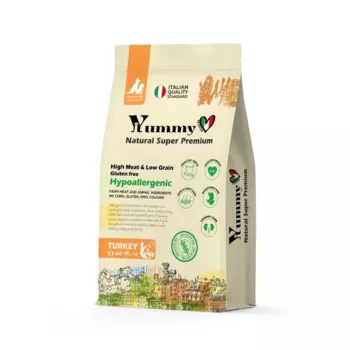 Yummy Linea сухой корм для щенков и юниоров средних и крупных пород, с индейкой - 2.5 кг супер премиум для щенков с индейкой породы среднего размера мешок Россия 1 уп. х 1 шт. х 2.5 кг