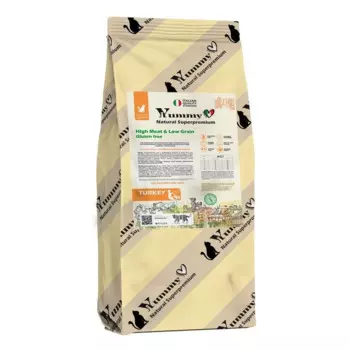 Yummy Linea сухой корм для стерилизованных кошек, с индейкой - 7 кг супер премиум для взрослых с индейкой для всех пород мешок Россия 1 уп. х 1 шт. х 7 кг