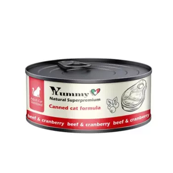 Yummy Linea влажный корм для стерилизованных кошек, с говядиной, в консервах - 100 г супер премиум для взрослых с говядиной для всех пород мешок Россия 1 уп. х 12 шт. х 1.2 кг