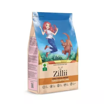Zillii Adult Dog сухой корм для взрослых собак, с индейкой и ягнёнком - 800 г супер премиум для взрослых с индейкой для всех пород мешок Российский корм 1 уп. х 1 шт. х 0.8 кг