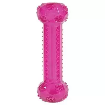 Zolux Игрушка хрустящая палочка с пищалкой из ТПР для собак, 25 см, малиновая породы мелкого размера 1 уп. х 1 шт. х 0.22 кг