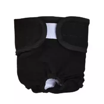 ЗооНяня подгузник для кобелей, черный, размер 30х35, S домашнее содержание s Россия 1 уп. х 1 шт. х 0.055 кг