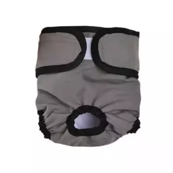 ЗооНяня подгузник для кобелей, серый, размер 23х33, S домашнее содержание s Россия 1 уп. х 1 шт. х 0.033 кг