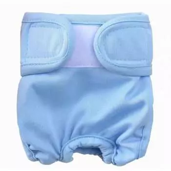 ЗооНяня подгузник для кобелей, синий, размер 30х35, S домашнее содержание s Россия 1 уп. х 1 шт. х 0.044 кг