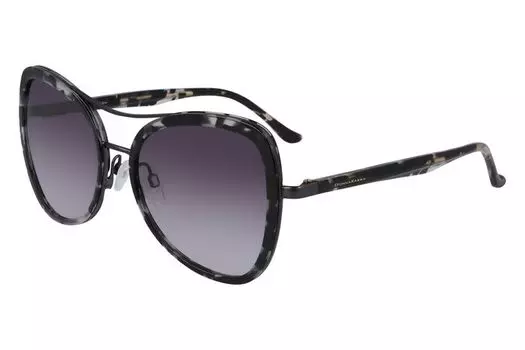 DONNA KARAN 503S BLACK GREY TORT