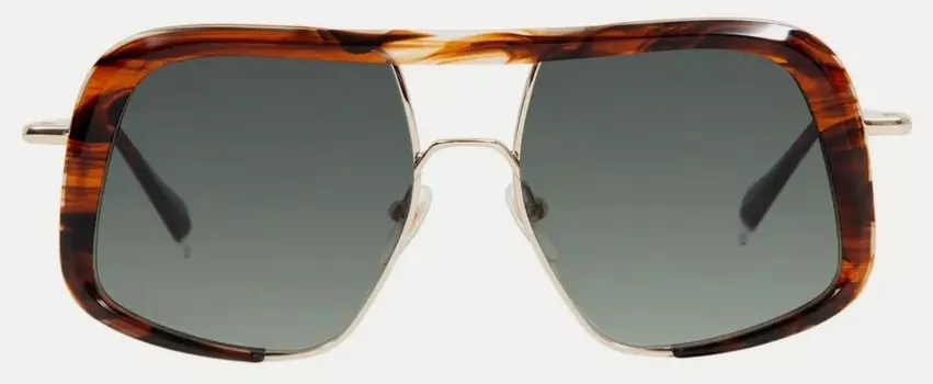 GIGIBARCELONA KENZA Gold & Demi Brown