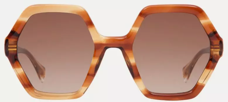 GIGIBARCELONA NIMRA Demi Brown & White