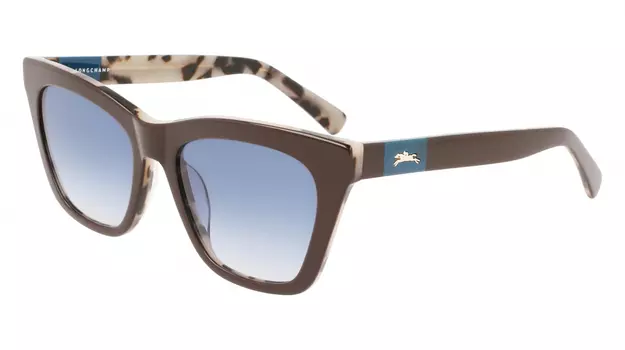 LONGCHAMP 715S BROWN/MILKY HAVANA