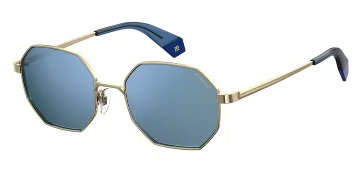 Polaroid 6067/S GOLD BLUE