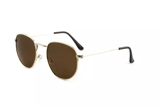 TROPICAL KENZIE PLZD GOLD/BROWN