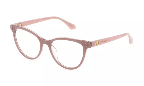 TWINSET W007 PINK TOP+TRASPARENT