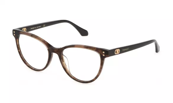 TWINSET W007 SHINY MELANGE BROWN