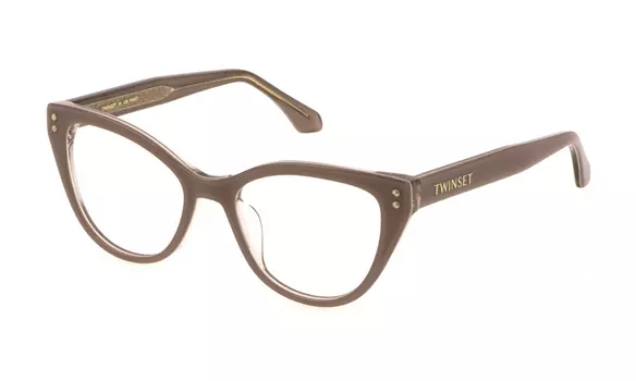 TWINSET W033 BROWN TOP+BEIGE