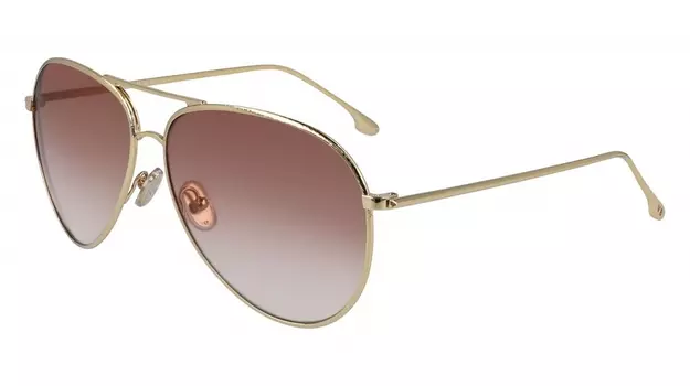 VICTORIA BECKHAM 203S GOLD/BURGUNDY