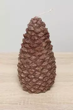 Аромасвеча Фигурная Шишка большая с хвойным ароматом Bougies la francaise