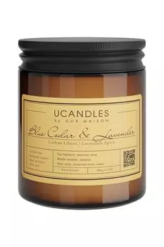 Аромасвеча в банке Blue Cedar and Lavender, 200 гр UCANDLES