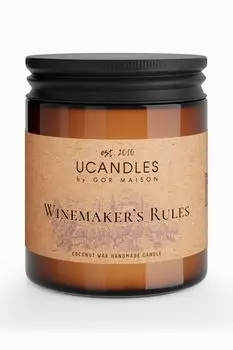 Аромасвеча в банке Winemakers Rules, 200 гр UCANDLES