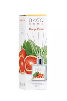 Ароматический диффузор Апельсин с мятой 100 мл BAGO home