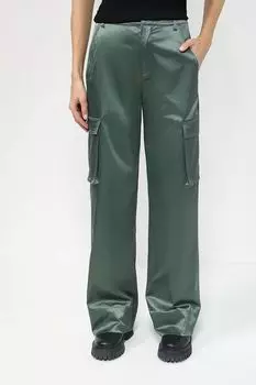 Атласные брюки с накладными карманами OVS