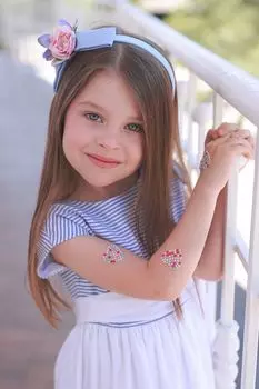 Атласный ободок с бантом и цветком Malina by Андерсен