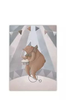 Авторский постер Цирковой мишка Gallery 5