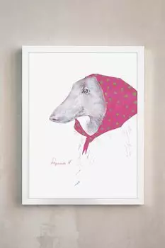 Авторский постер Ready to go pink в раме Gallery 5