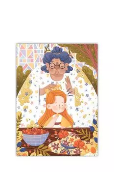 Авторский постер С бабушкой Gallery 5