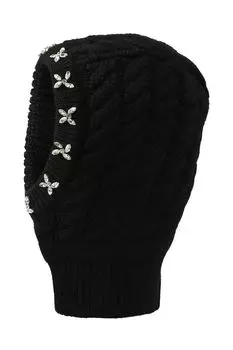 Балаклава из смесовой шерсти с декором BELUCCI