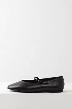 Балетки кожаные с ремешком Calvin Klein