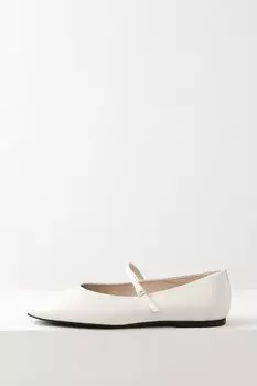 Балетки кожаные с ремешком Calvin Klein