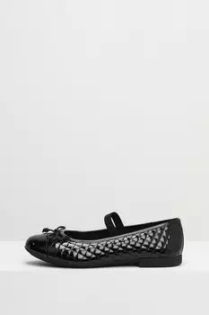 Балетки с лакированным мыском Geox