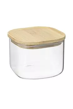 Банка для хранения стеклянная Glass Bamboo,1 л Smart Solutions