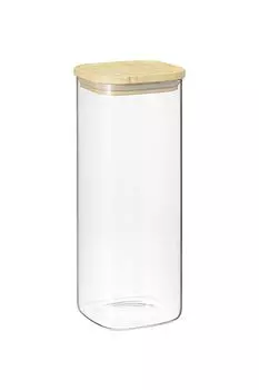 Банка для хранения стеклянная Glass Bamboo, 1,9 л Smart Solutions