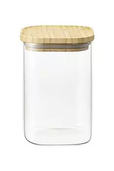 Банка для хранения стеклянная Glass Bamboo, 1,1 л Smart Solutions
