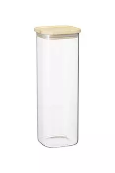 Банка для хранения стеклянная Glass Bamboo, 2,2 л Smart Solutions