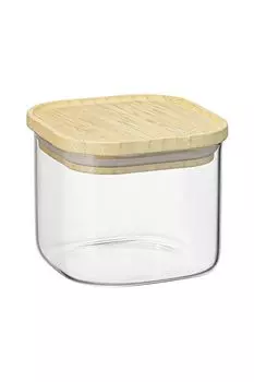 Банка для хранения стеклянная Glass Bamboo, 600 мл Smart Solutions