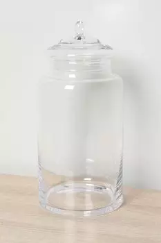 Банка с крышкой стеклянная EDG