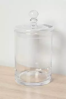 Банка с крышкой стеклянная с крышкой EDG