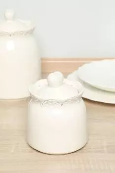 Банка с крышкой керамическая Perforated COINCASA